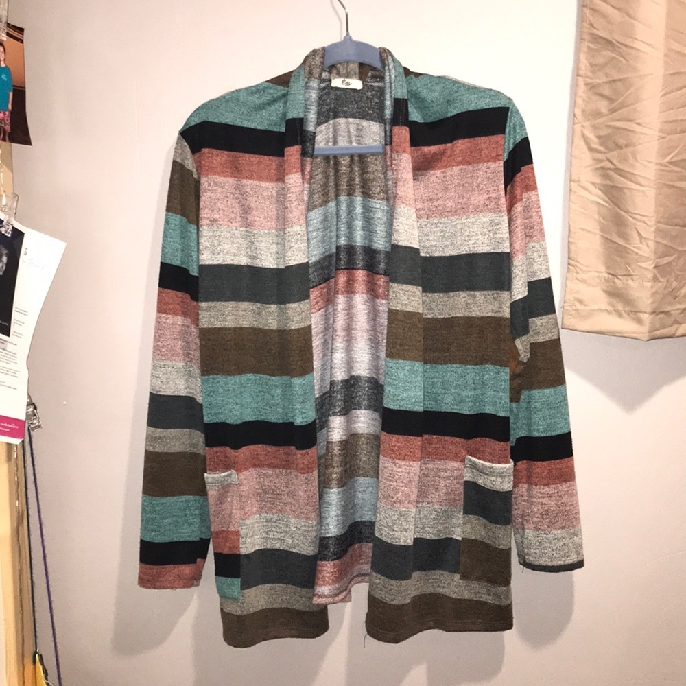 Striped Cardigan